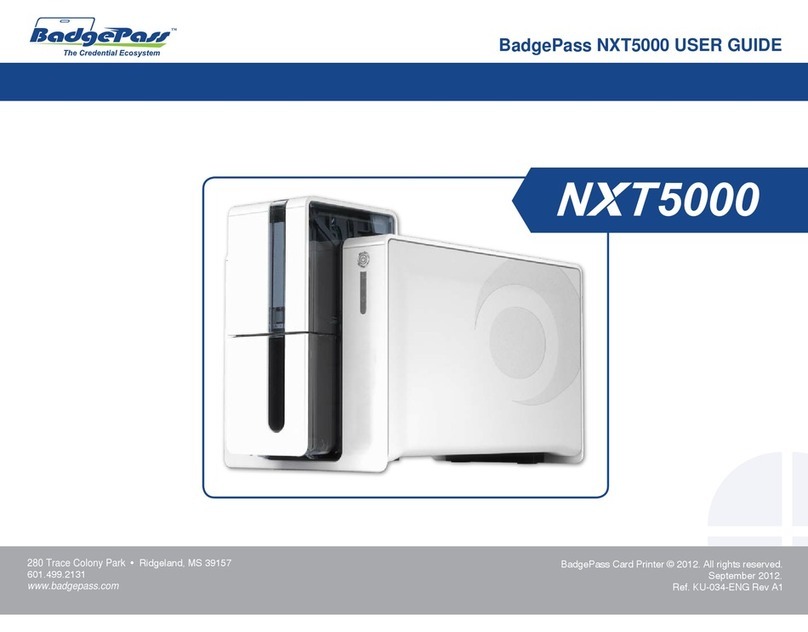 BadgePass NXT5000 Bedienungsanleitung