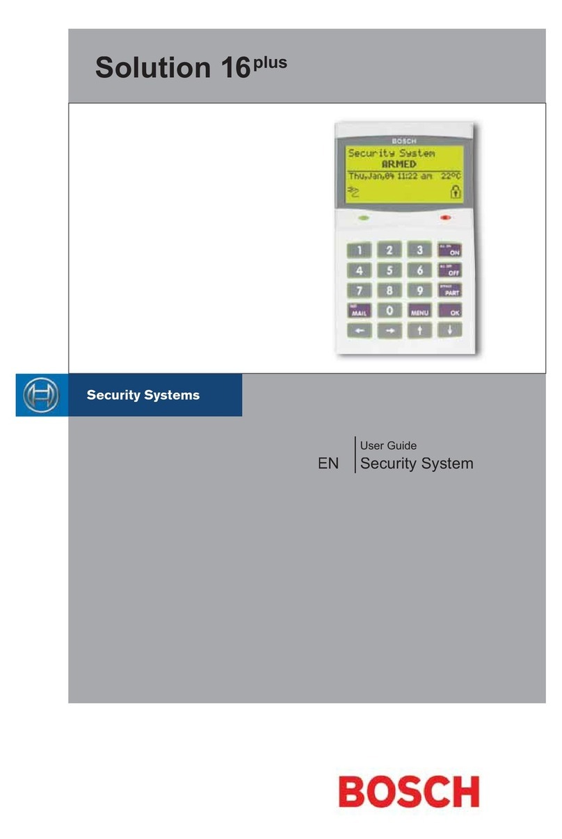 Security systems Solution 16 Plus Bedienungsanleitung