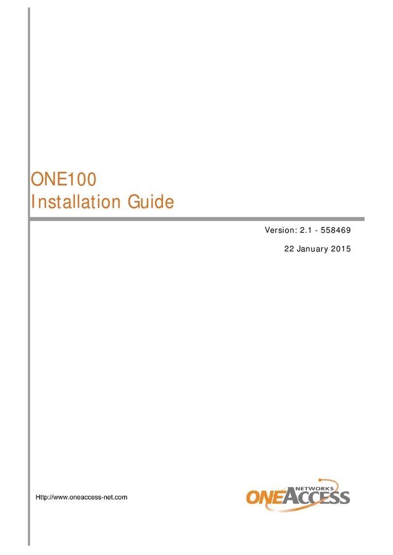 OneAccess ONE100 Bedienungsanleitung