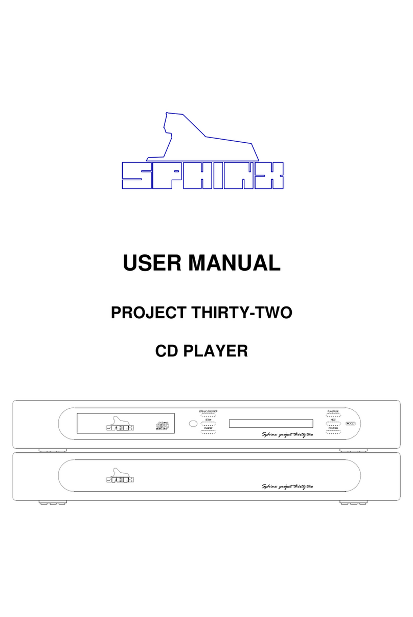 SPHINX Project 32 Bedienungsanleitung