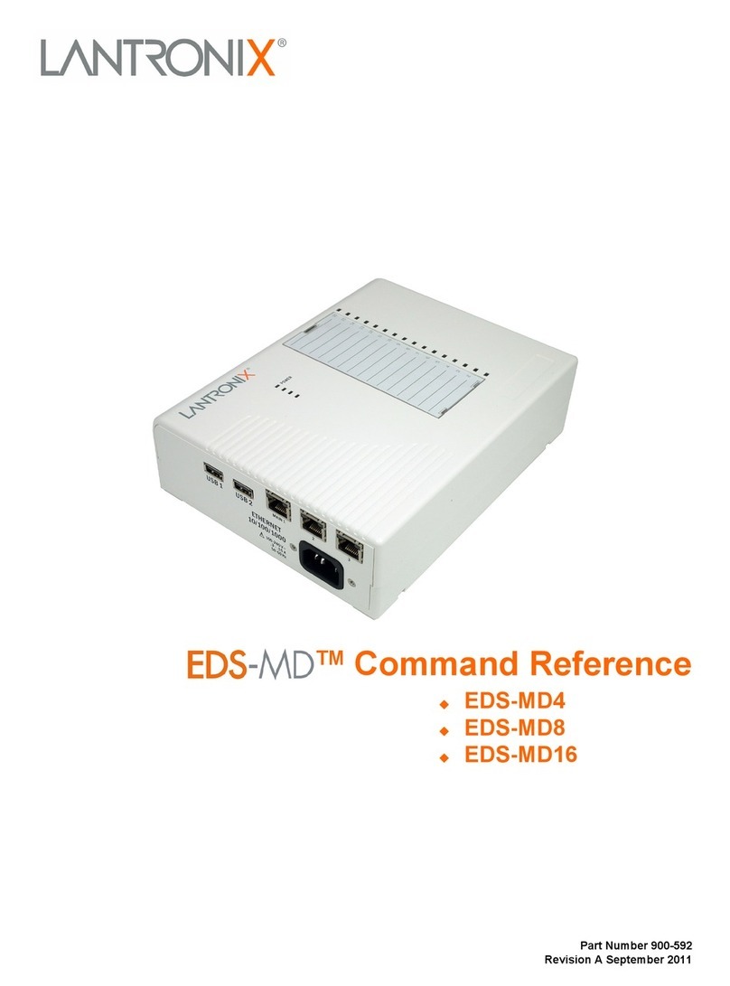 Lantronix EDS-MD EDS-MD4 Installationshandbuch