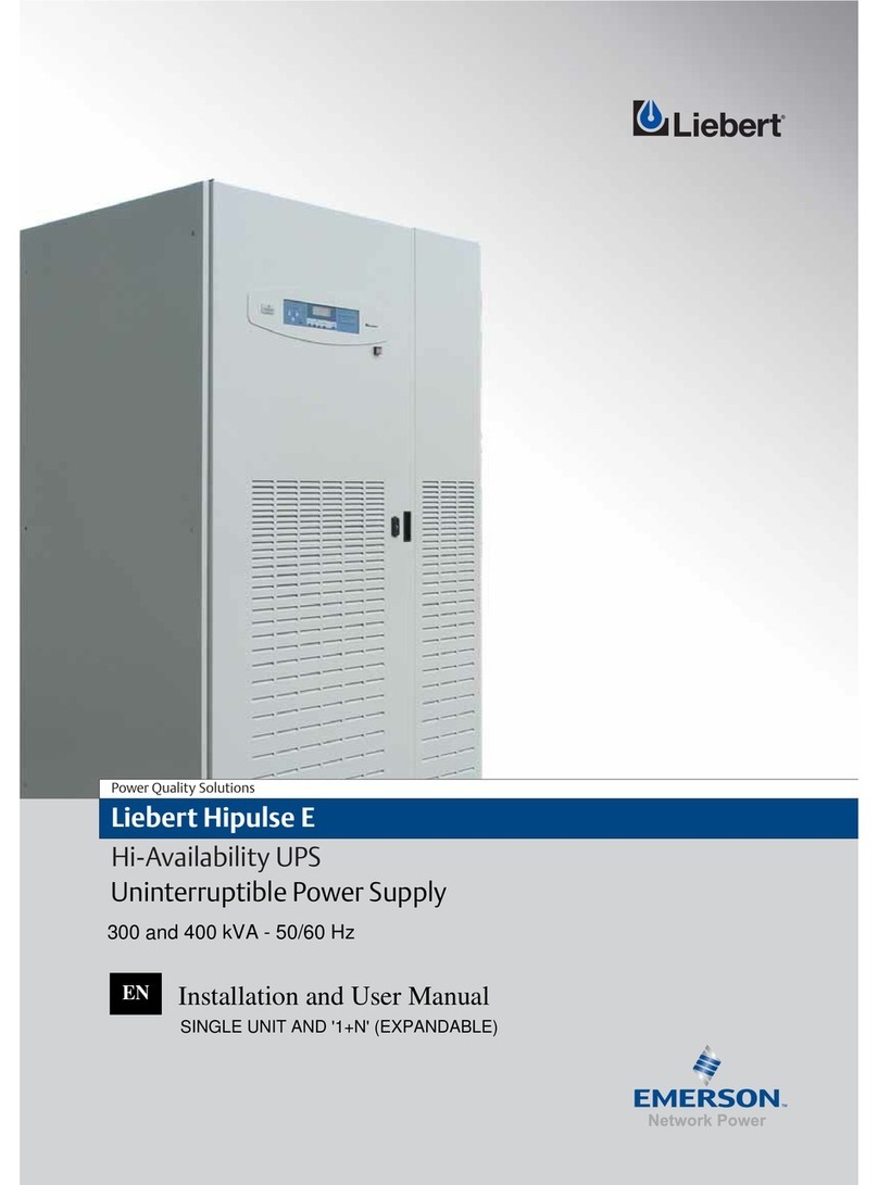 Liebert Hipulse E Bedienungsanleitung