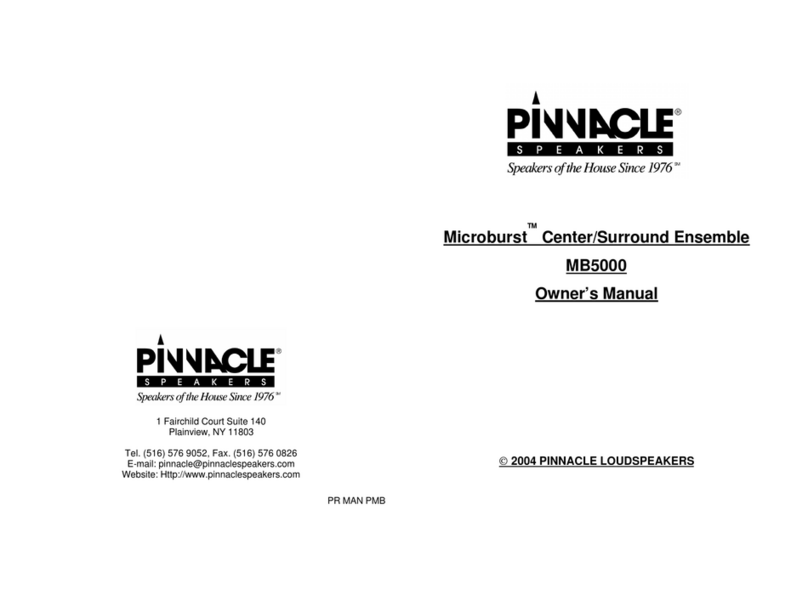 Pinnacle Microburst MB5000 Bedienungsanleitung