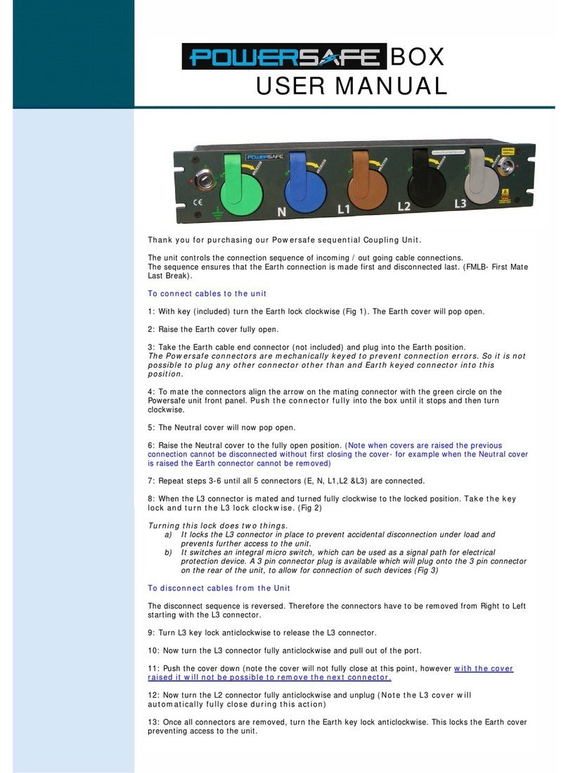 PowerSafe Coupling Unit Bedienungsanleitung