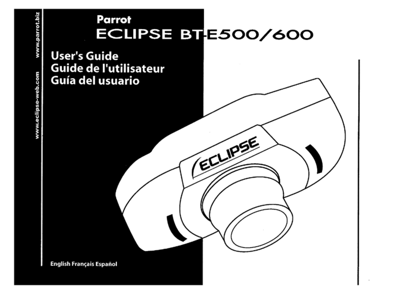 Parrot Eclipse BT-E500 Bedienungsanleitung