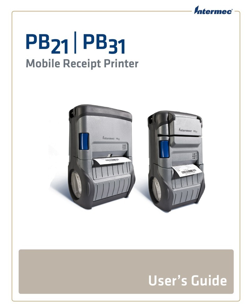 Intermec PB21 Bedienungsanleitung Intermec PB21 Bedienungsanleitung