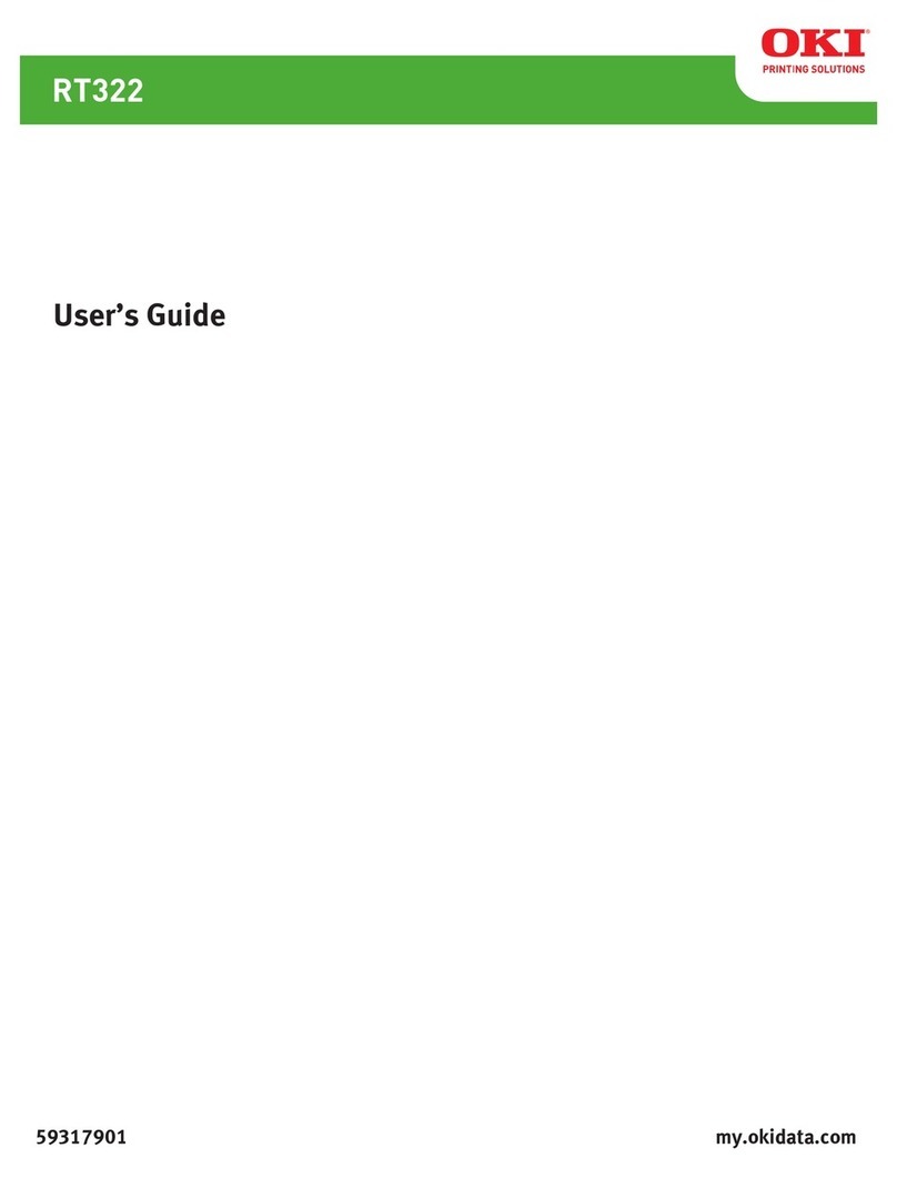 Oki OKIPOS RT322 Bedienungsanleitung