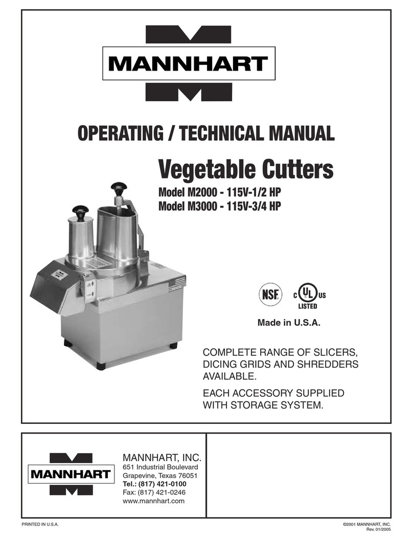 Mannhart M2000 Bedienungsanleitung