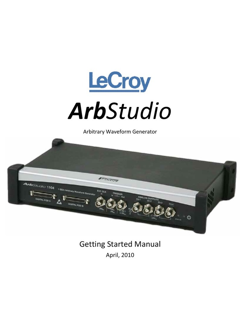 LeCroy ArbStudio Bedienungsanleitung