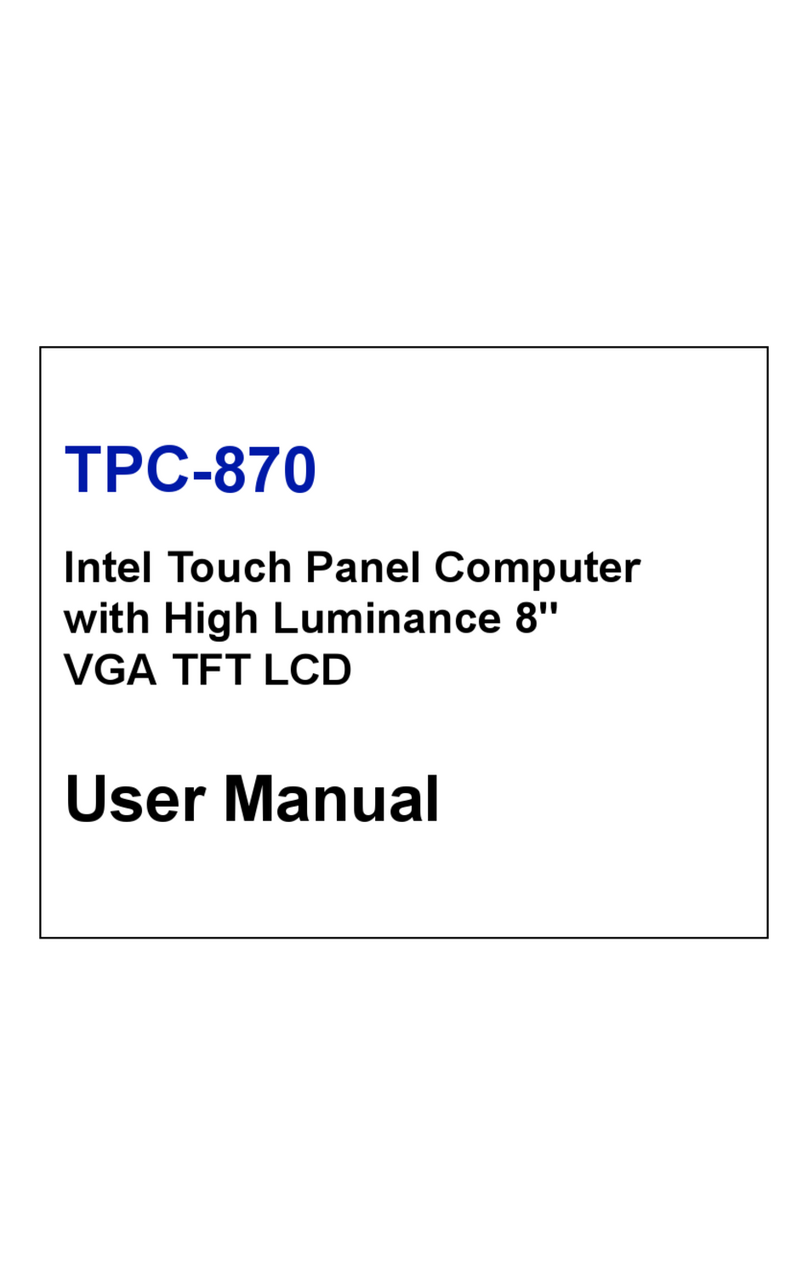 Advantech TPC-870 Bedienungsanleitung