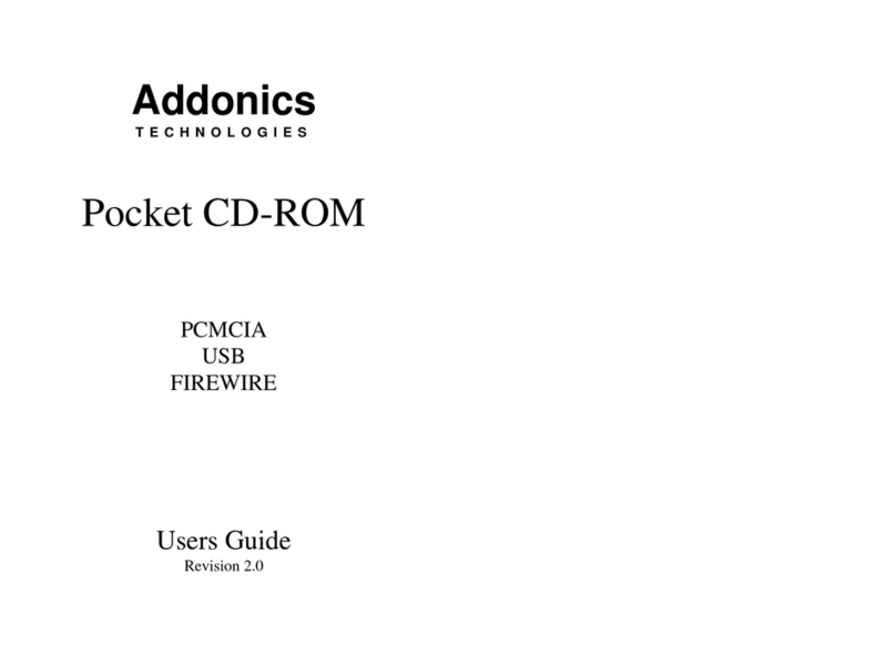 Addonics Technologies Pocket CD-ROM Bedienungsanleitung