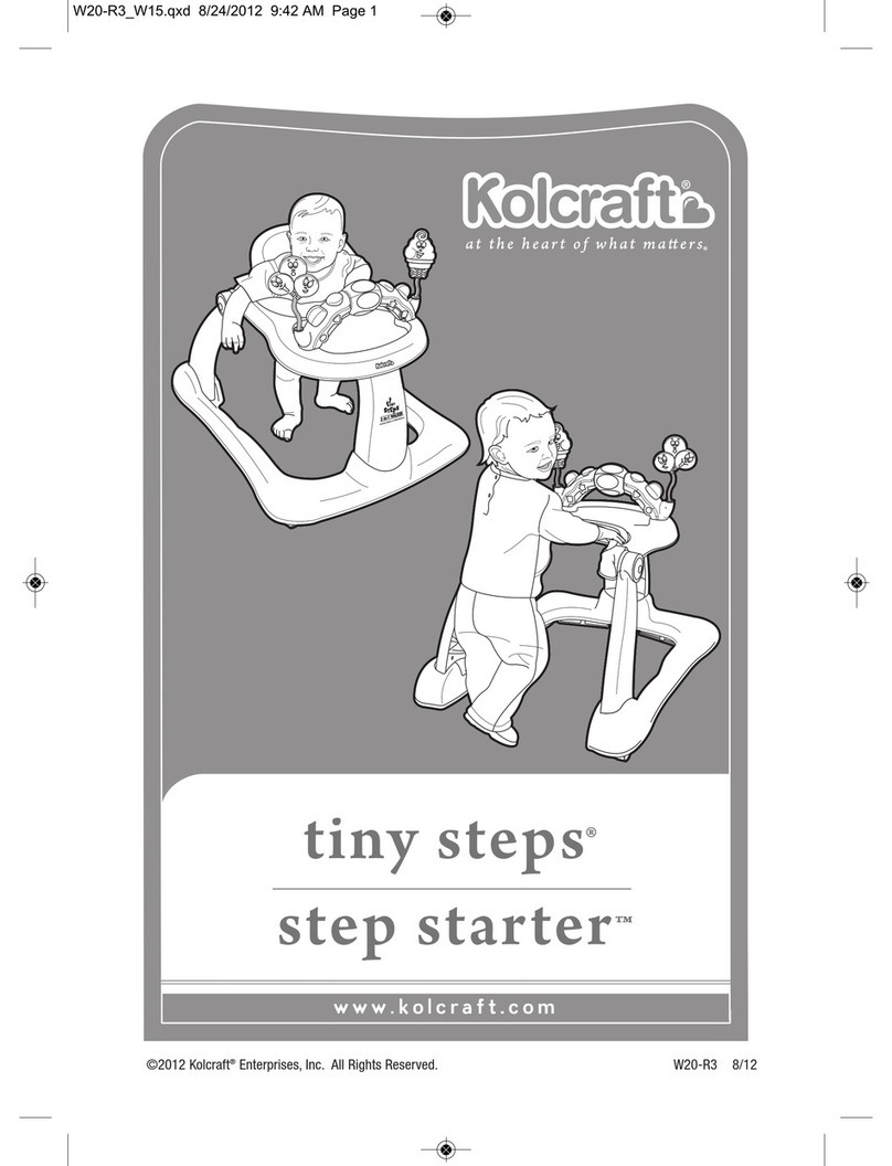 Kolcraft tiny step Bedienungsanleitung Kolcraft tiny step Bedienungsanleitung