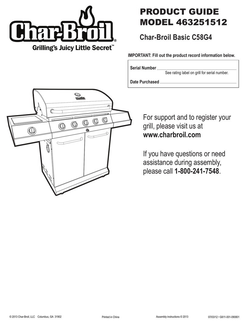 Char-Broil Basic C58G4 Bedienungsanleitung