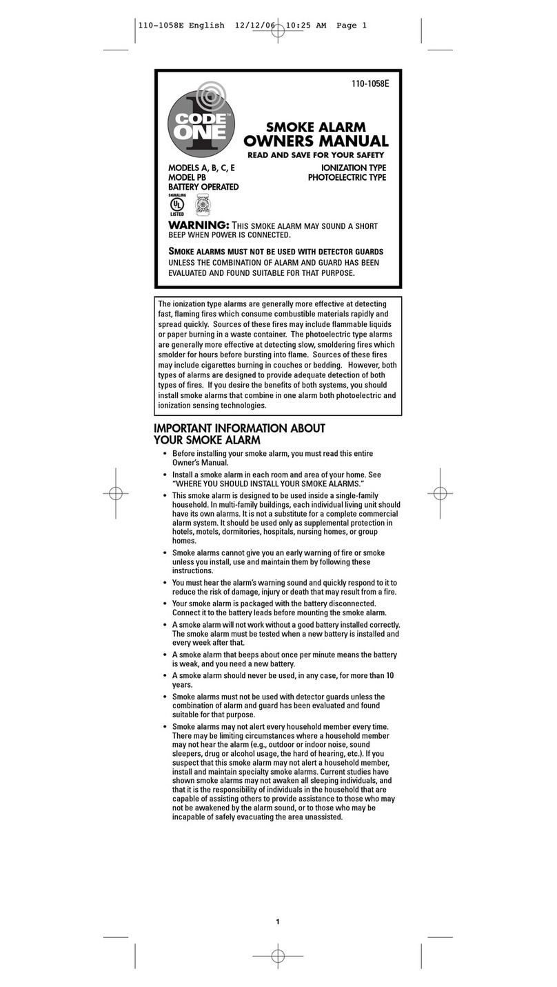 Code one A Bedienungsanleitung