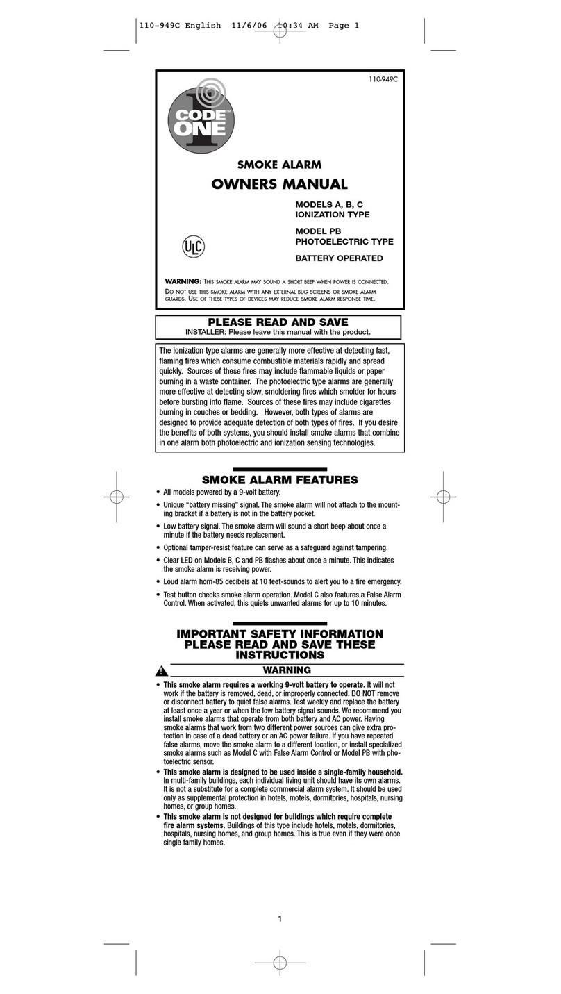 Code one A Bedienungsanleitung