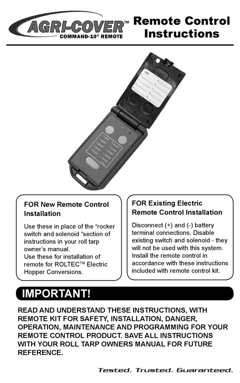 AGRI-COVER Command-10 Bedienungsanleitung