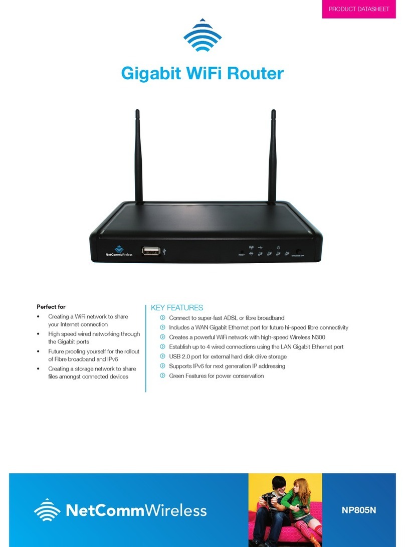 NetComm VELOCITY NP805N Betriebshandbuch