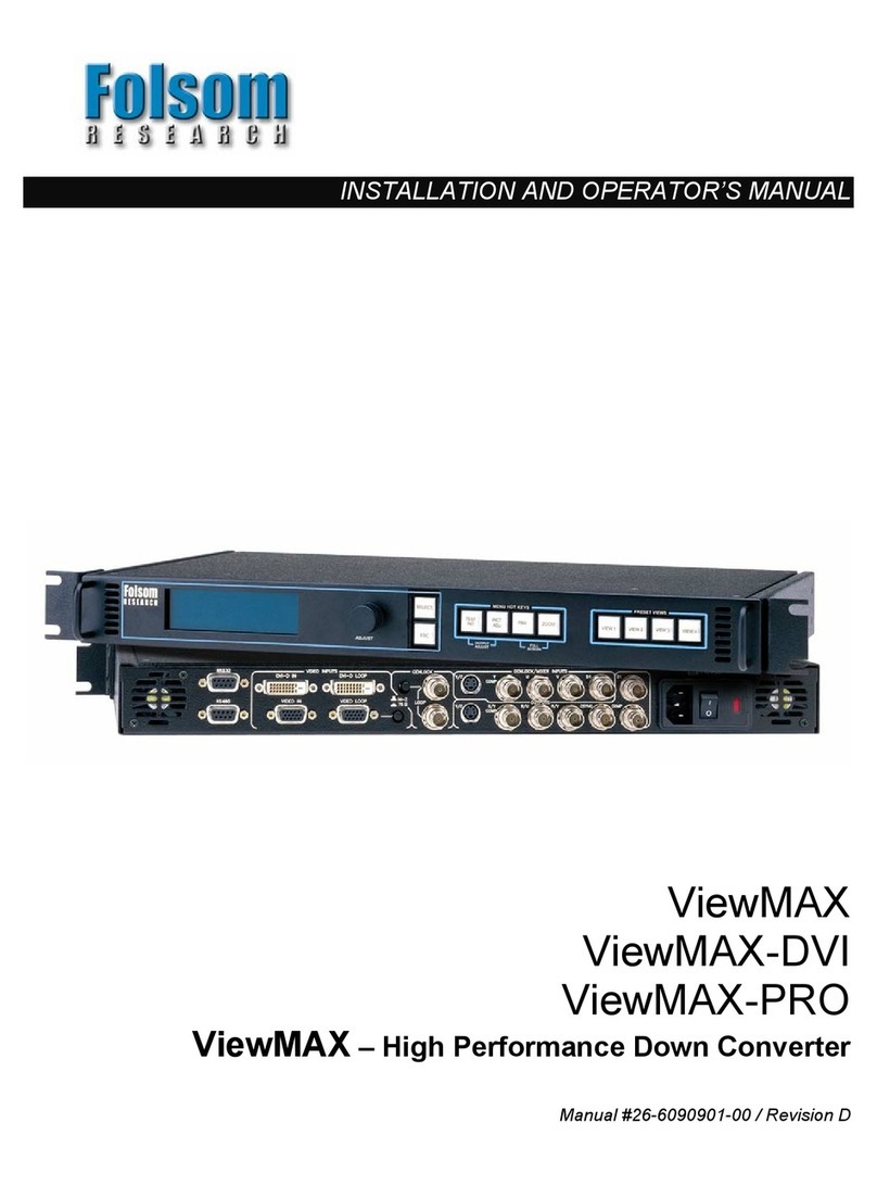 FOLSOM ViewMAX Einrichtungshandbuch