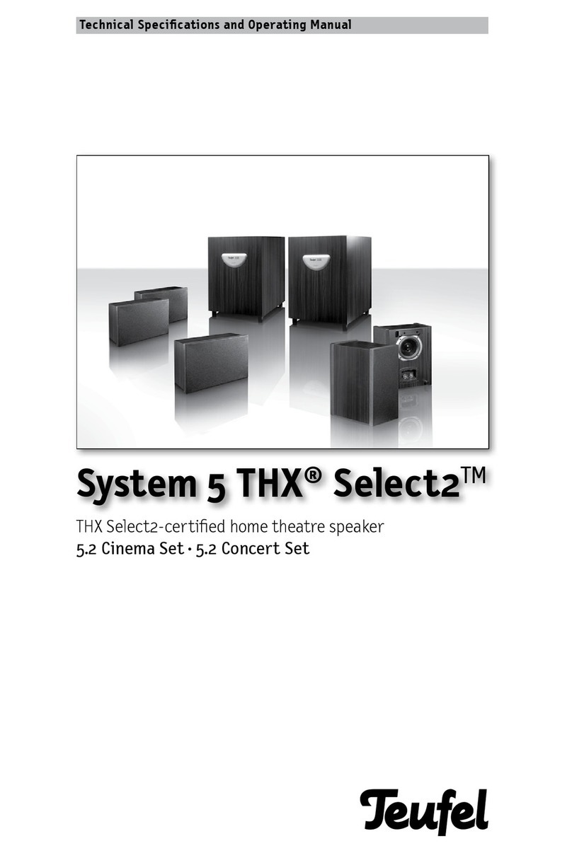 Teufel System 5 THX Select2 Bedienungsanleitung