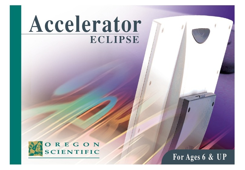 Oregon Scientific Accelerator Eclipse Bedienungsanleitung
