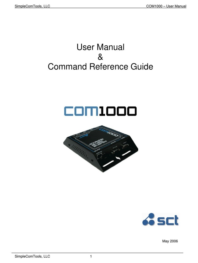 SimpleComTools COM1000 Installationshandbuch