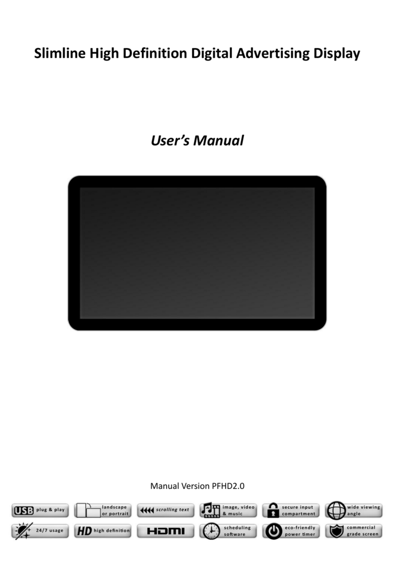 AllSee Technologies Slimline Bedienungsanleitung AllSee Technologies Slimline Bedienungsanleitung