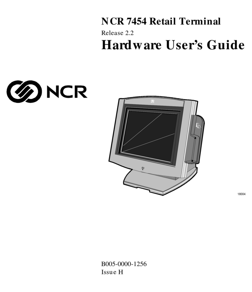 NCR 7454 Bedienungsanleitung