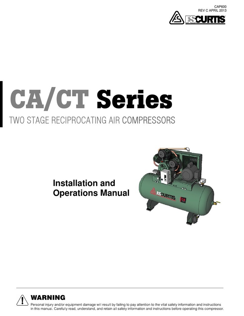 FScurtis CA series Bedienungsanleitung FScurtis CA series Bedienungsanleitung