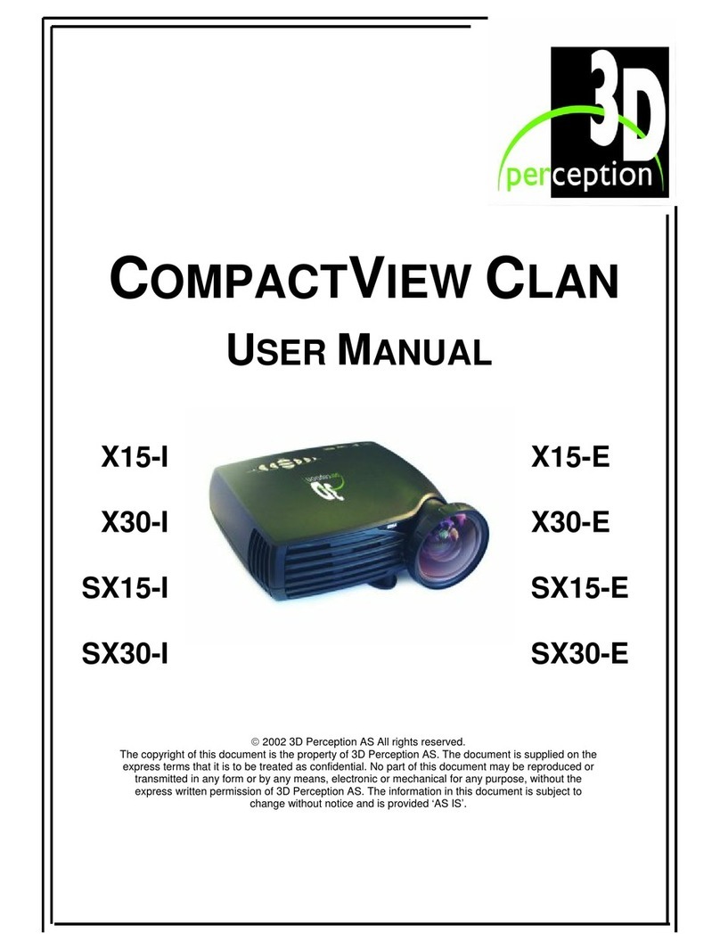 3D Perception COMPACTVIEW CLAN X15-I Bedienungsanleitung
