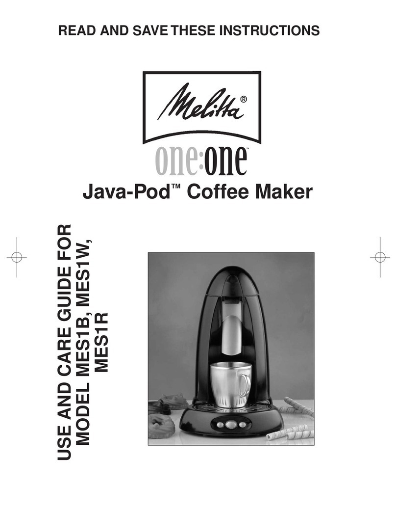 Melitta Java-Pod MES1B Bedienungsanleitung