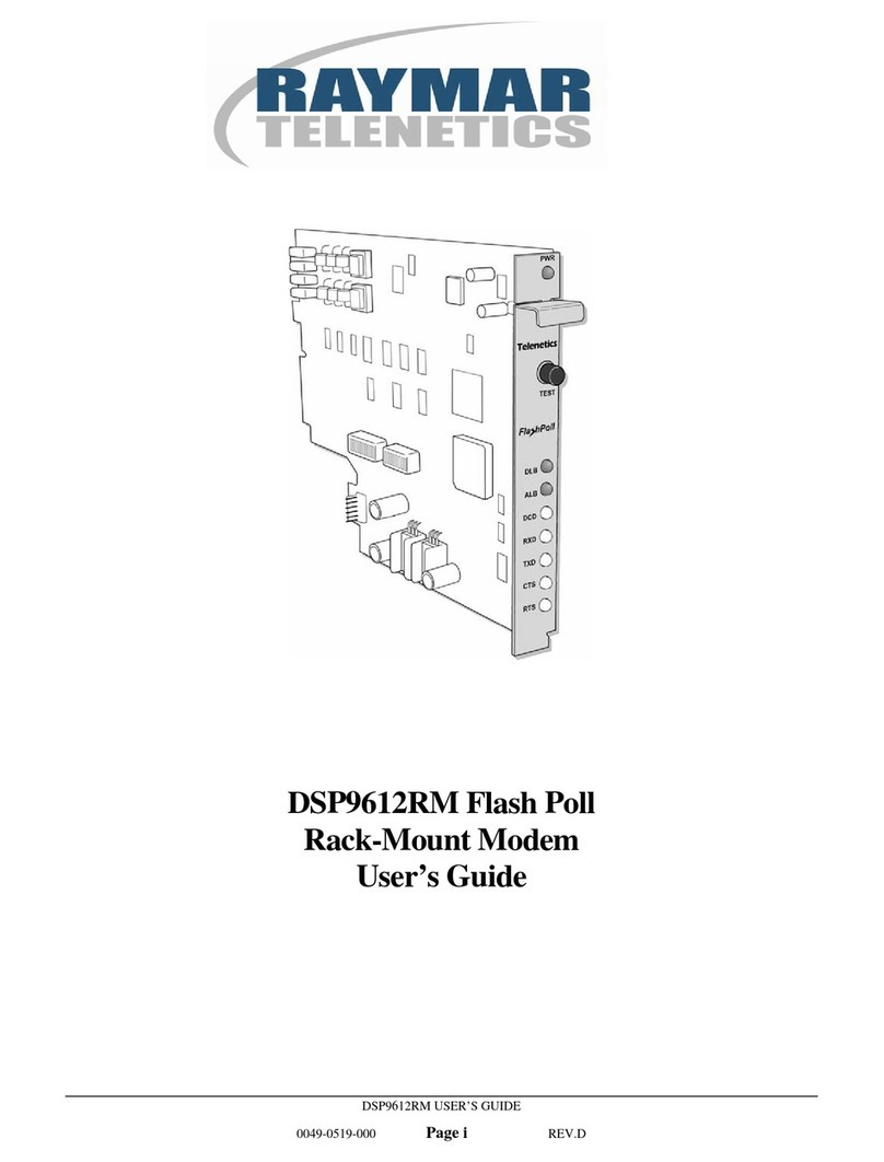 Raymar DSP9612RM Bedienungsanleitung