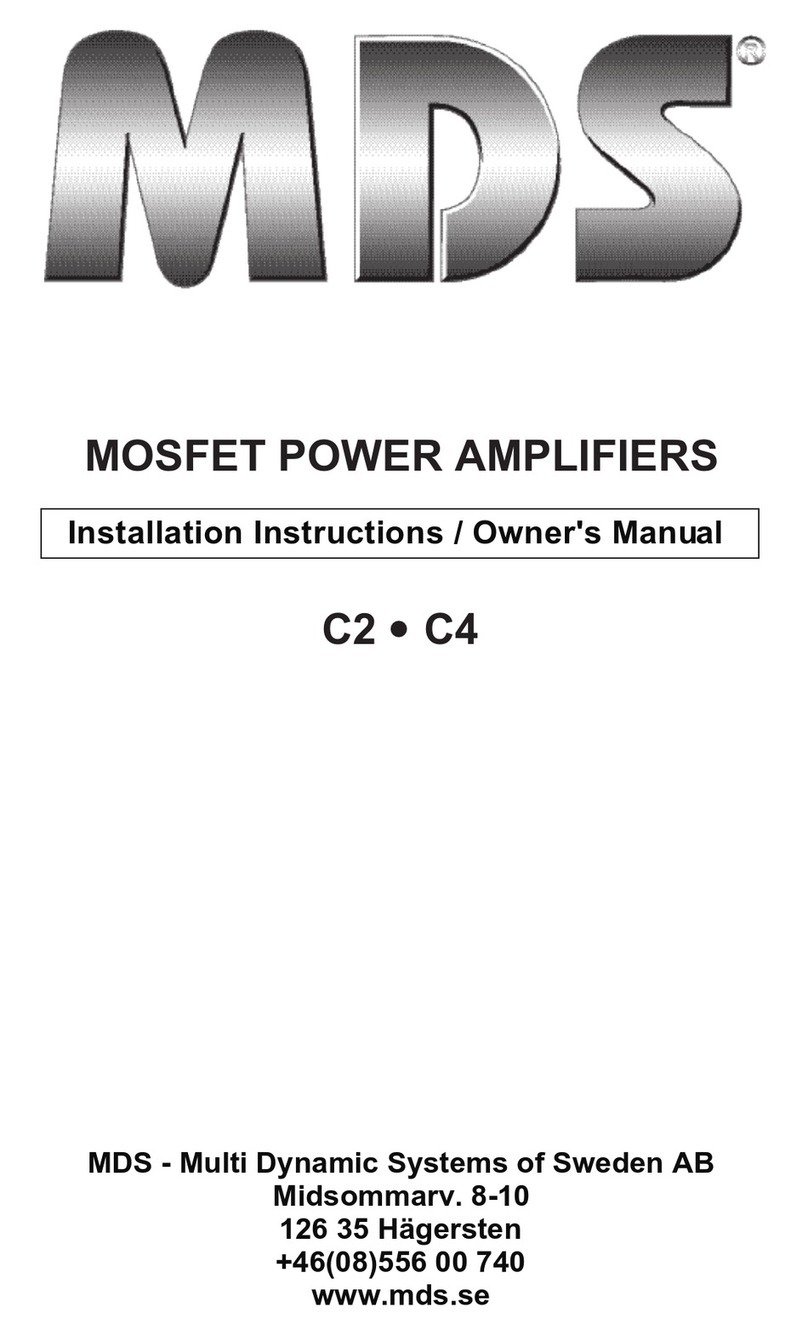 MDS Mosfet C2 Service-Handbuch MDS Mosfet C2 Service-Handbuch