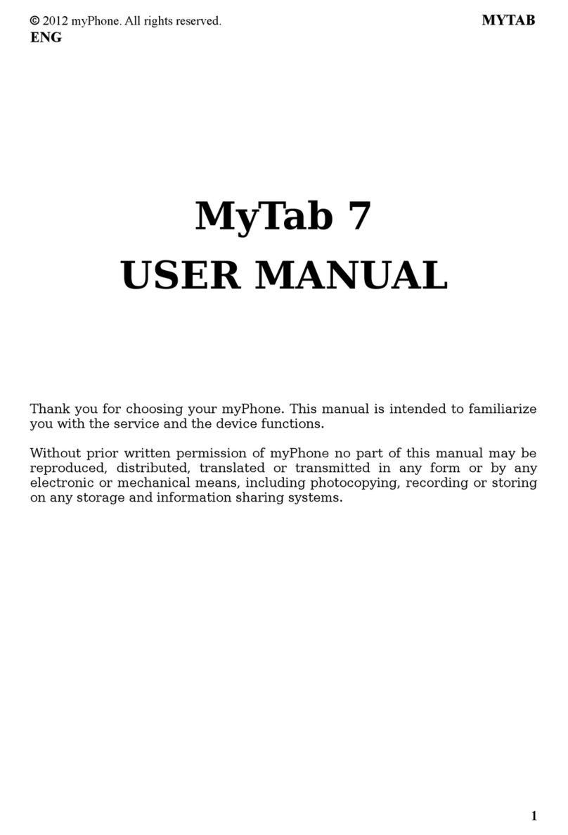 myPhone MyTab 7 Bedienungsanleitung