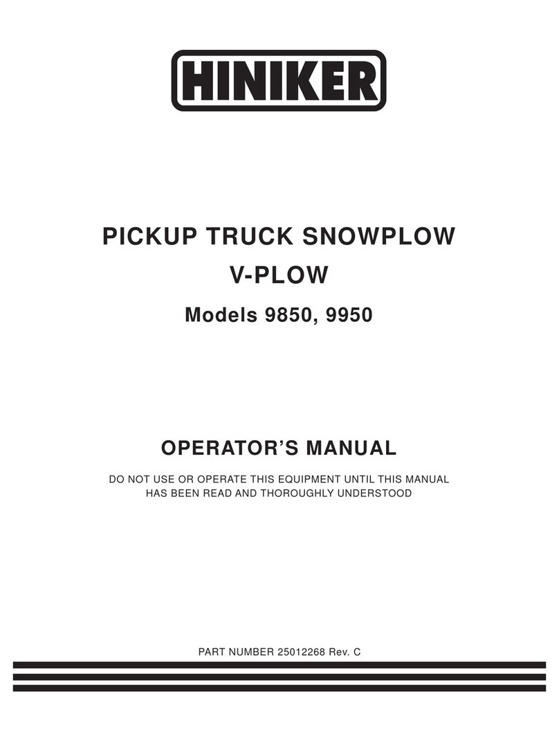 Hiniker 9850 Bedienungsanleitung Hiniker 9850 Bedienungsanleitung