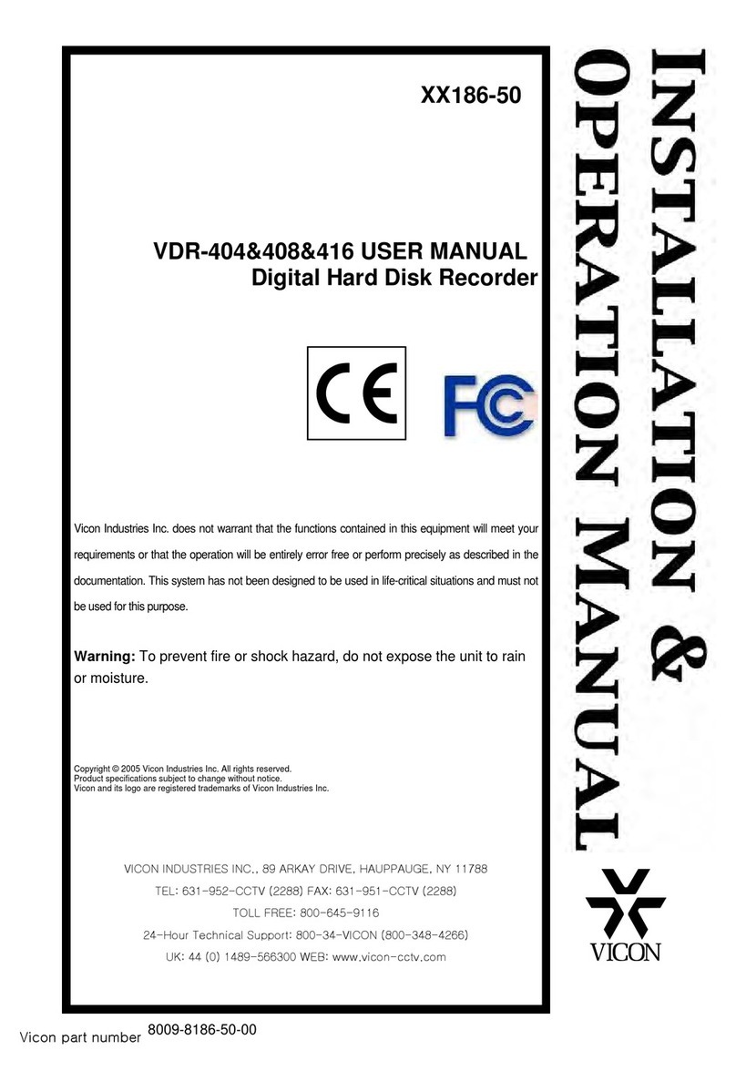 Vicon VDR-404 Bedienungsanleitung