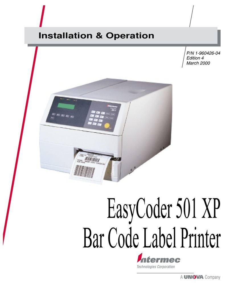 Intermec EasyCoder 501XP Original Betriebsanleitung