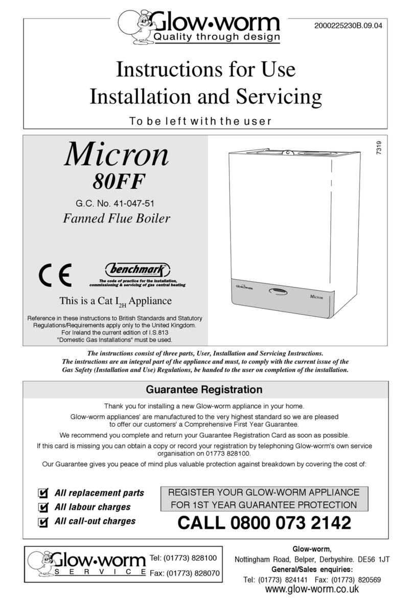 Glowworm Micron 80FF Betriebsanleitung