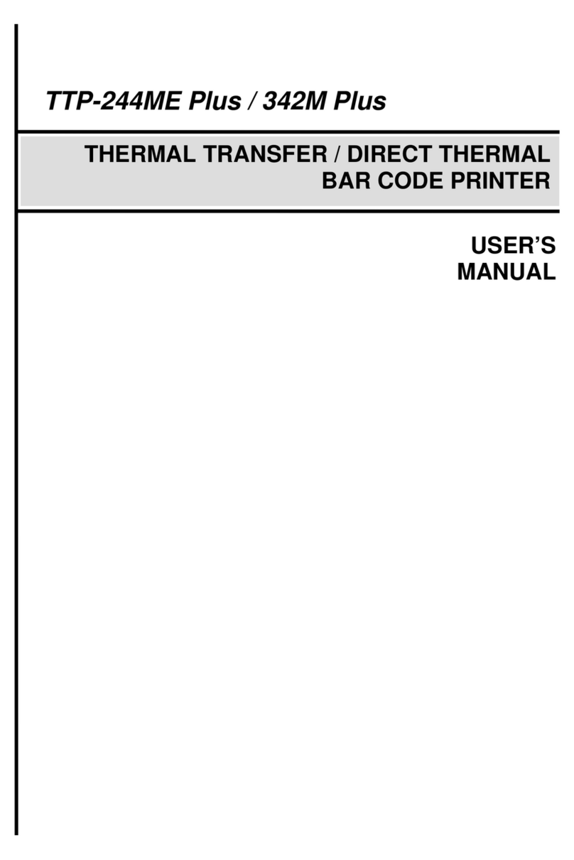 TSC TTP-244ME Plus series Bedienungsanleitung
