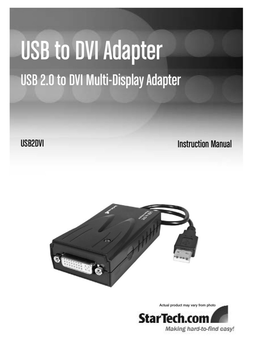 StarTech.com USB2DVI Bedienungsanleitung