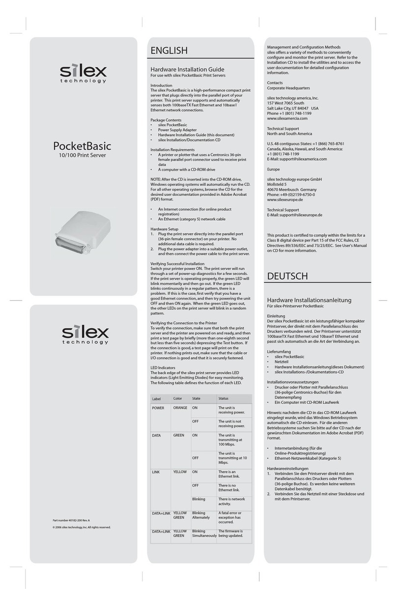 Silex technology PocketBasic Handbuch
