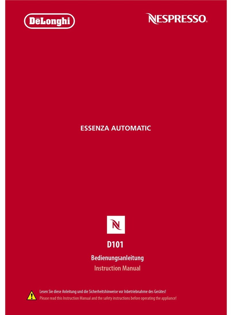 Nespresso D101 Bedienungsanleitung
