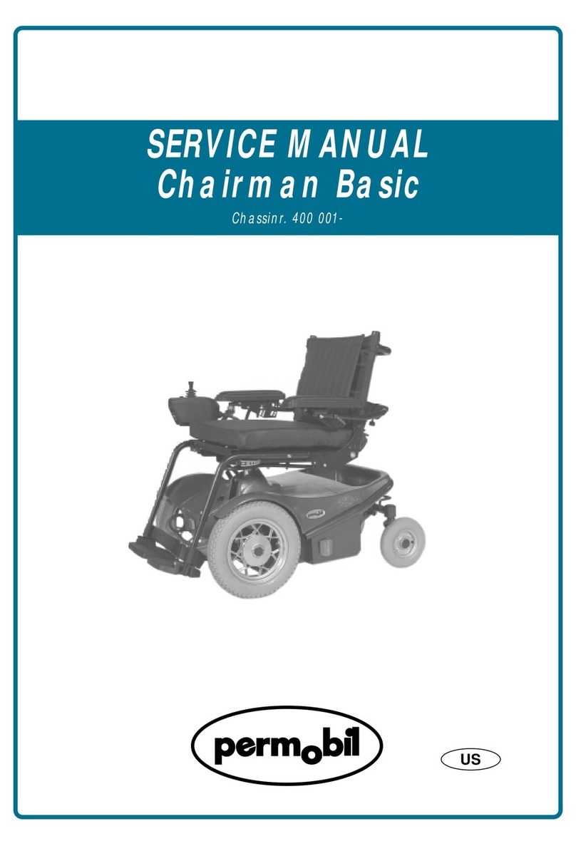 Permobil Chairman Basic Bedienungsanleitung