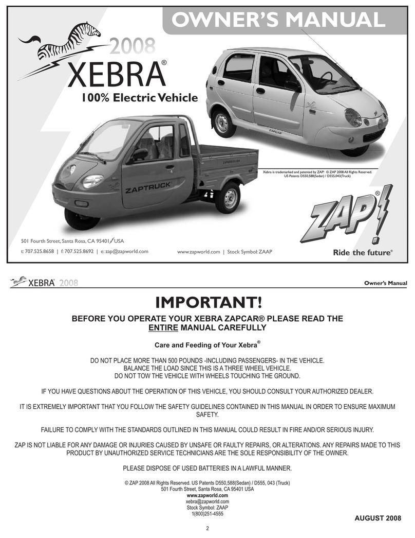 Zap Xebra 2008 Bedienungsanleitung
