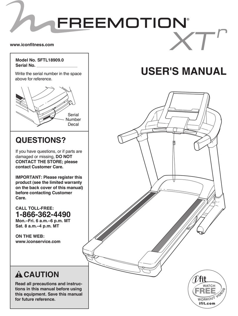 FREE MOTION XTr Bedienungsanleitung