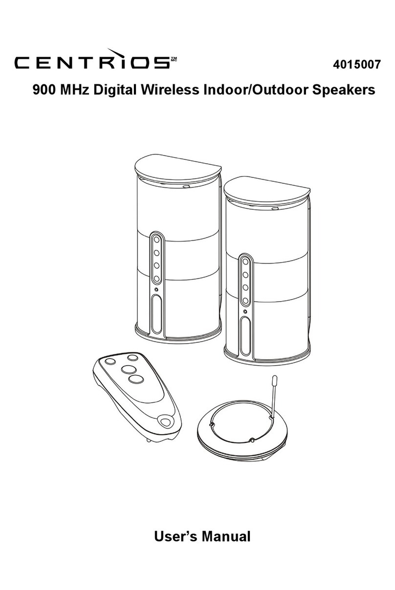 Centrios Centros Bedienungsanleitung