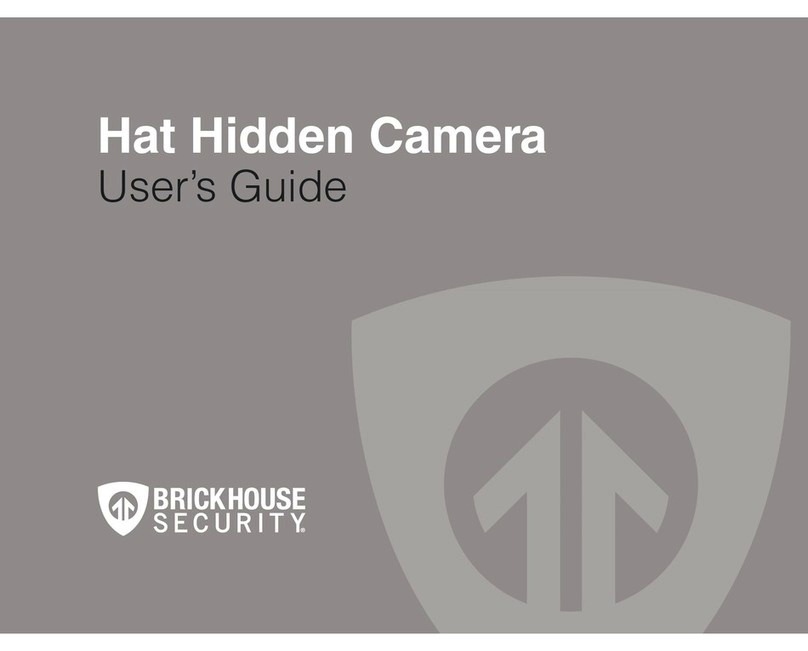 Brickhouse Security Hat Hidden Camera Bedienungsanleitung
