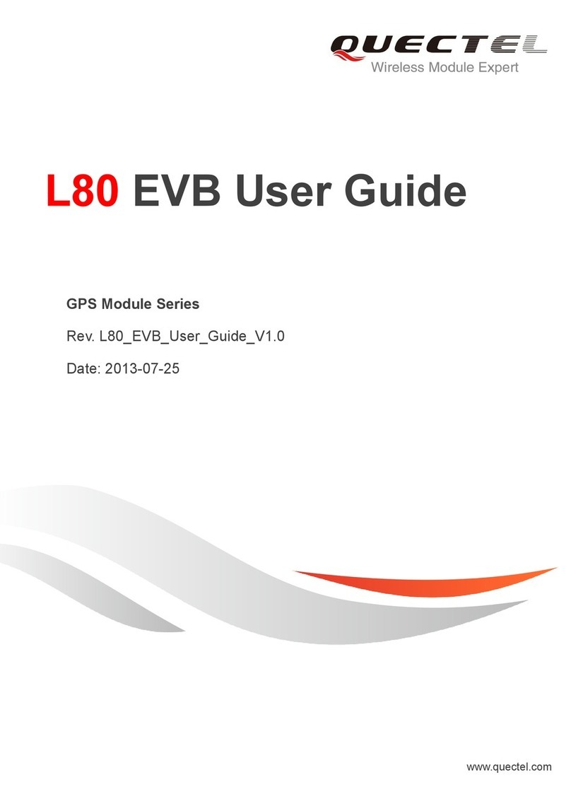 Quectel L80 EVB Bedienungsanleitung Quectel L80 EVB Bedienungsanleitung