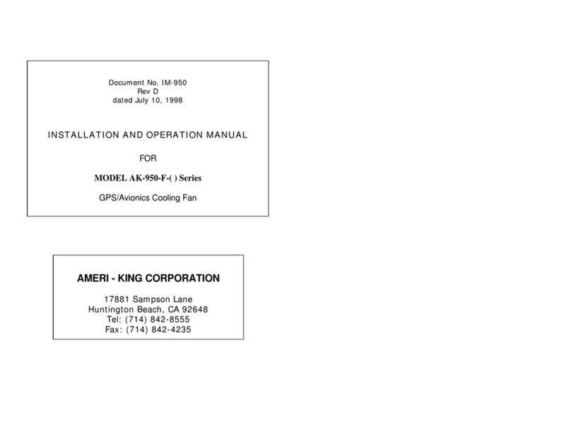 Ameri-King AK-950-F Series Bedienungsanleitung
