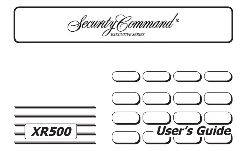 Security Command XR500 Series Bedienungsanleitung