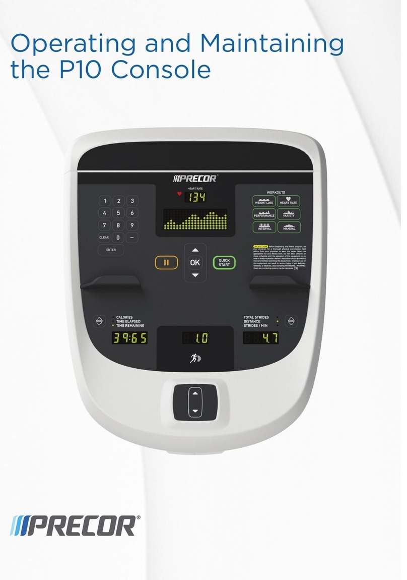 Precor P10 Montageanleitung